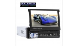 New Space Audio T100-MN Multimedya Manuel Çıkabilir Ekran-Mirror Link-Her Model Araca Uygun